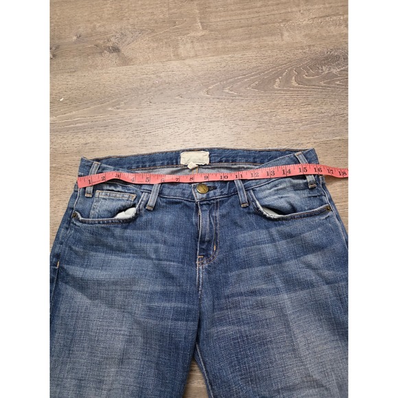Current Elliott The Roller Jeans Bayberry Low Rise Relaxed Straight Leg 28 - Picture 8 of 11